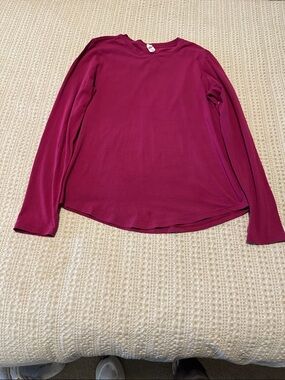 lululemon athletica Long Sleeve Crew Top - Berry
